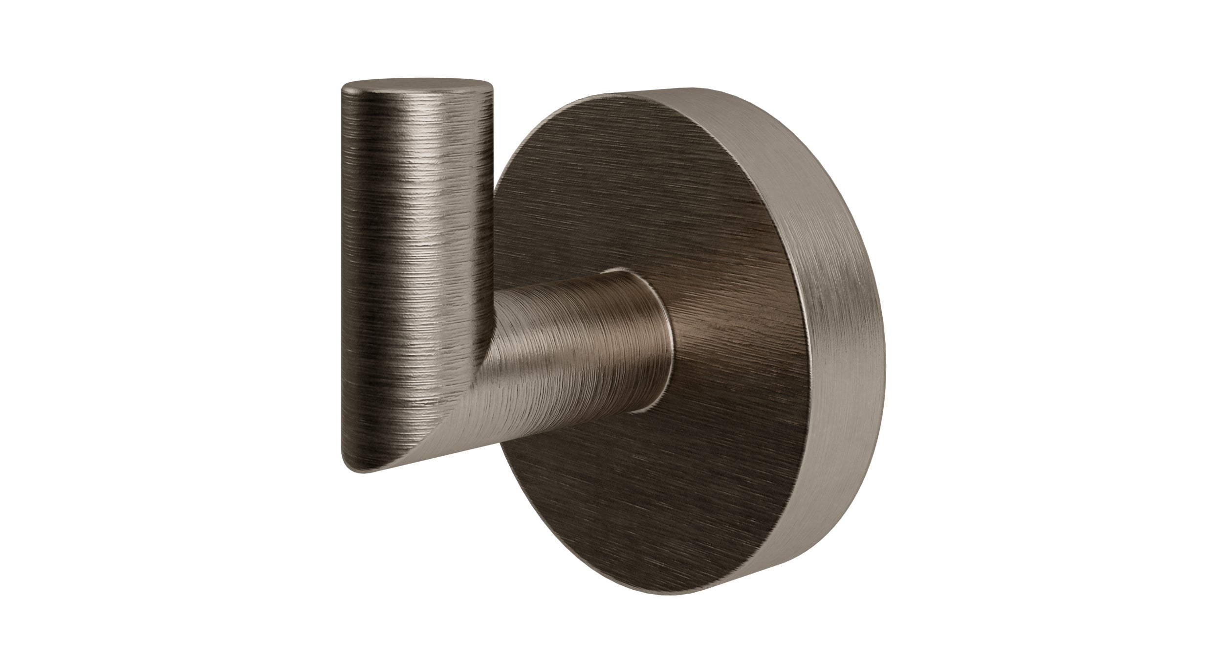 Contour Robe Hook in Antique Nickel