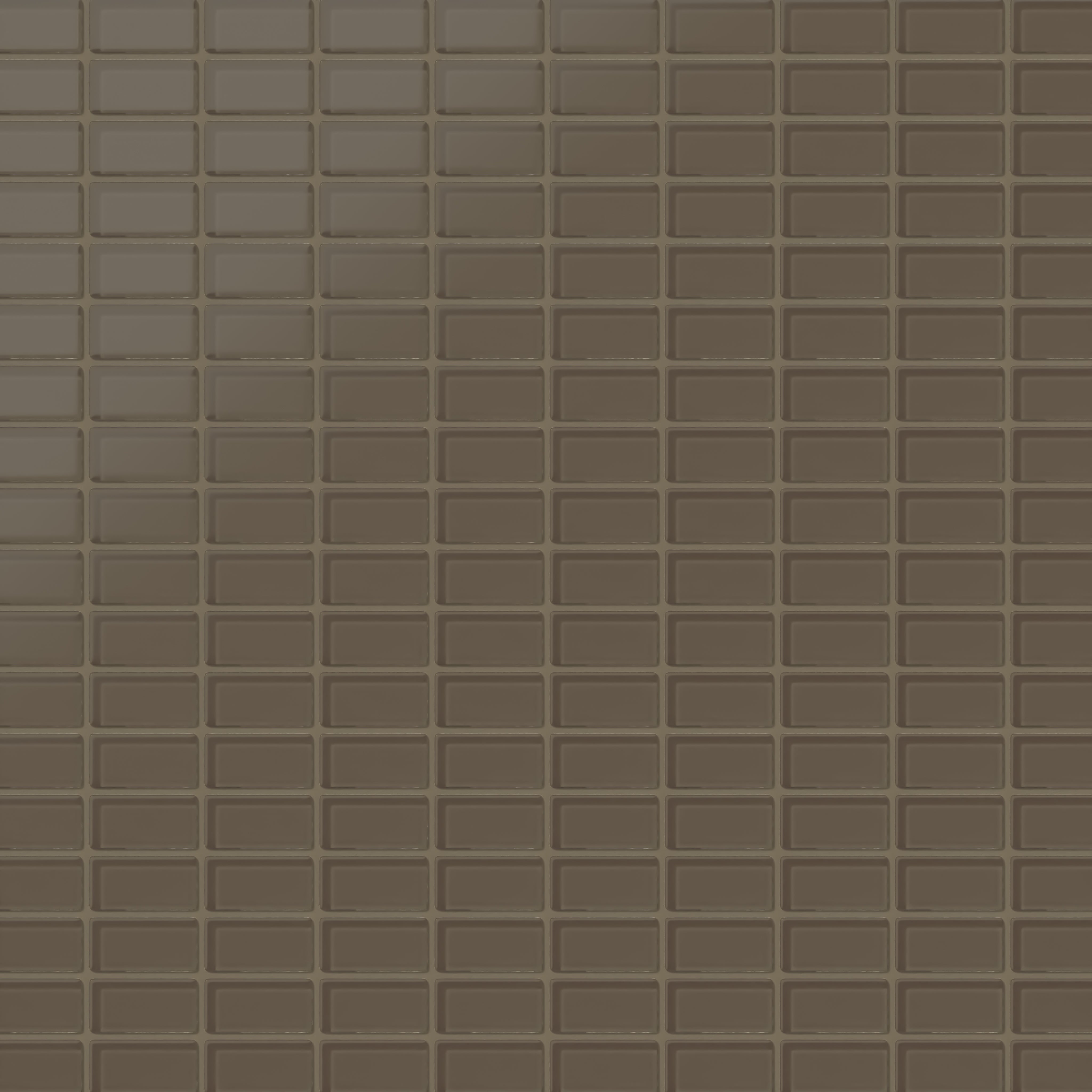 1x2 Straight Set Sheeted Glass Mosaic Tile in Albatross Matte