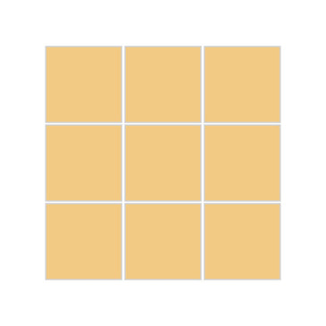 3x3 Straight Set Sheeted Original Ceramic Mosaic Tile in Haystack Matte