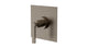 Flatiron One Handle Wall Mount Shower Trim with Linear Lever Handle in Antique Nickel