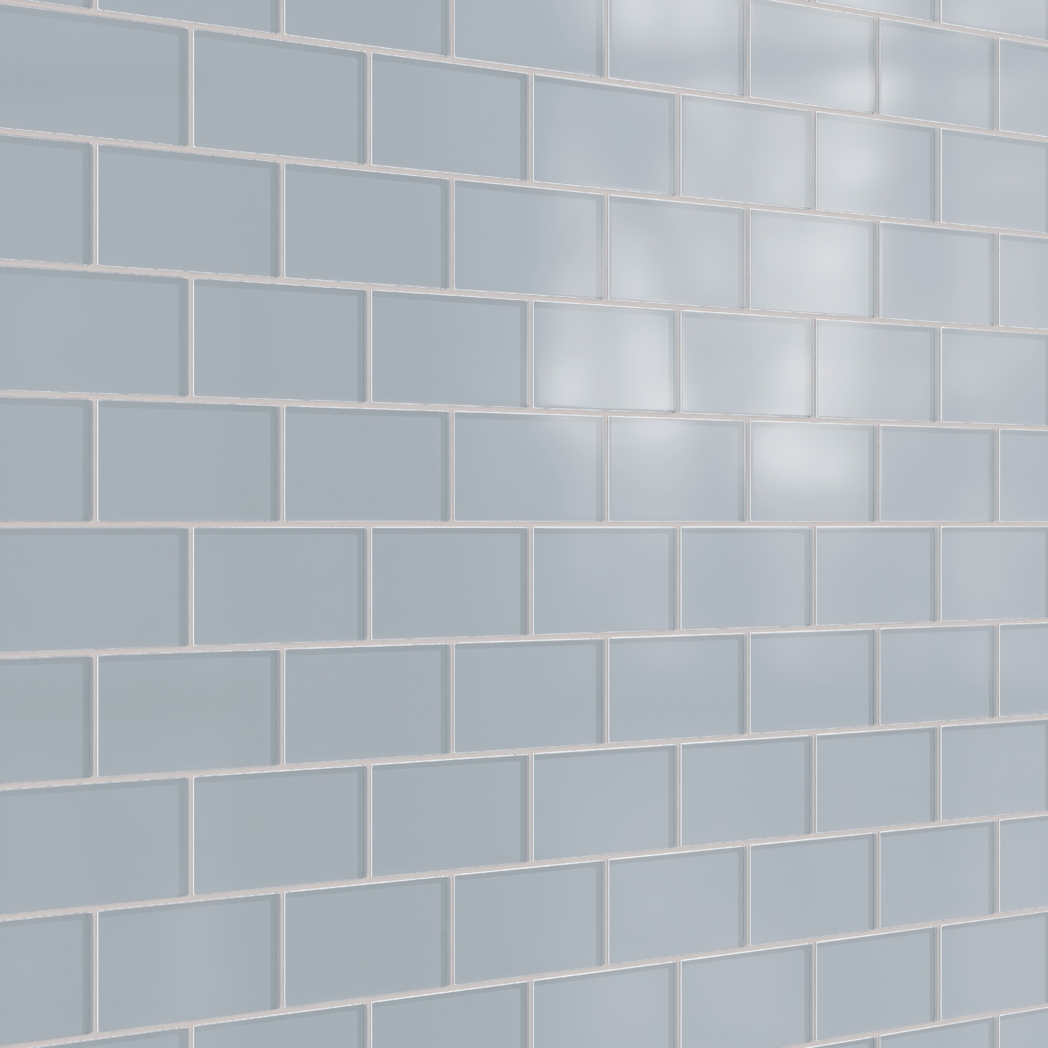 3x6 Glass Tile in Pinyon Jay Matte