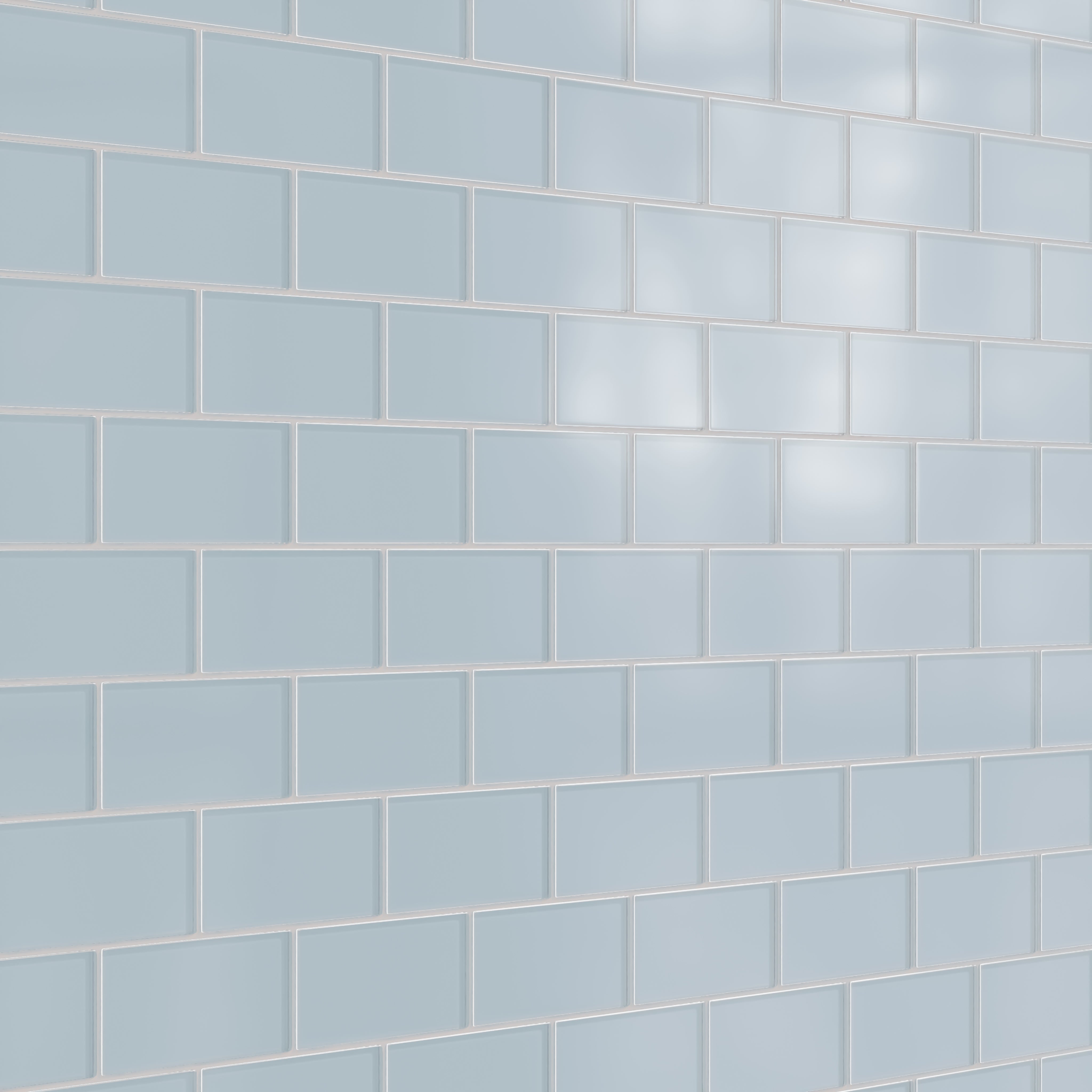 3x6 Glass Tile in Partridge Matte