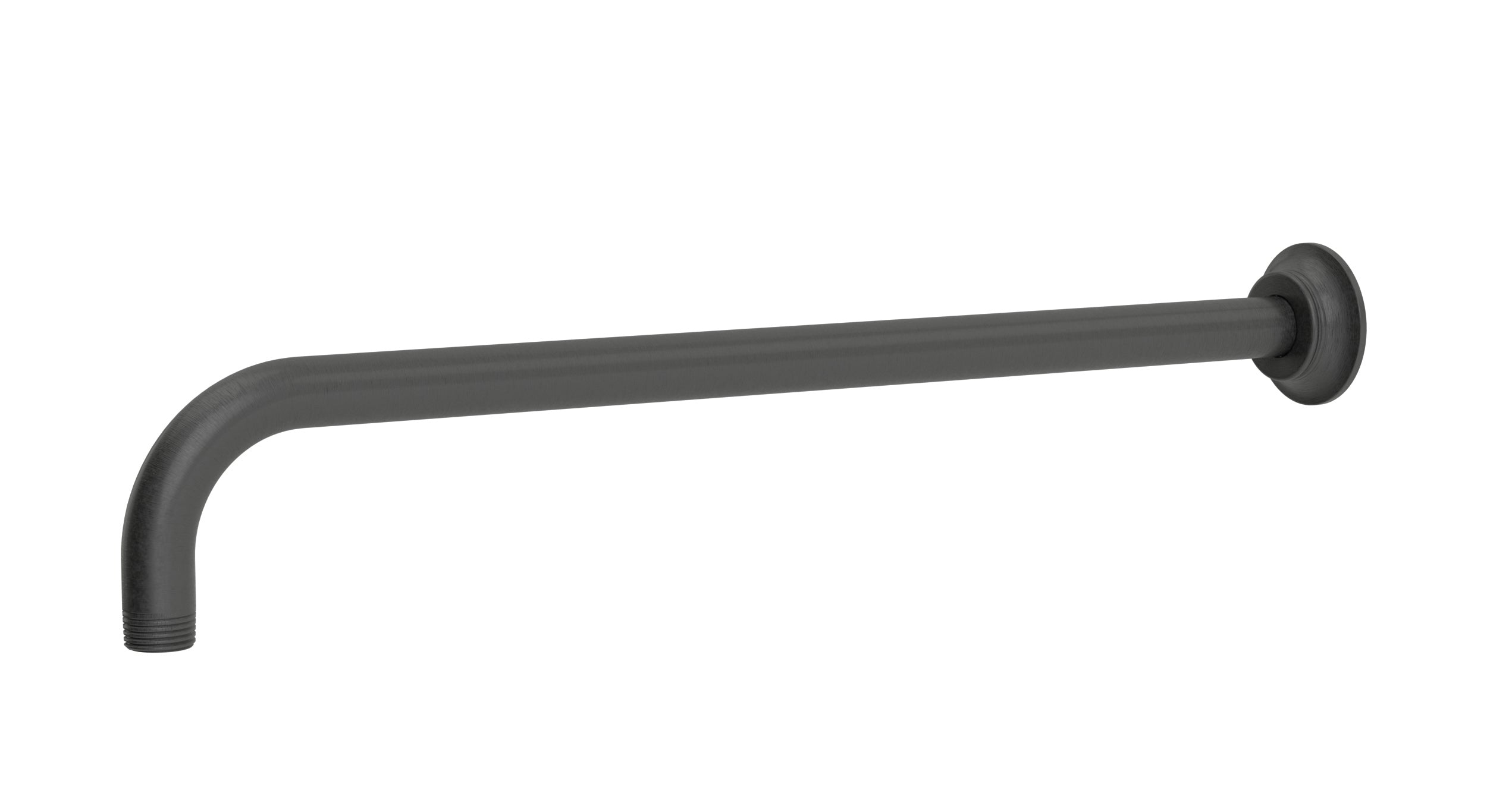 Emerson 90-Degree 16" Shower Arm with Flange in Blackened Nickel