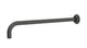 Emerson 90-Degree 16" Shower Arm with Flange in Blackened Nickel