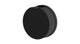 Foundry One Handle Wall Mount Diverter/Volume Control Shower Trim with Barrel Knob Handle in Matte Black