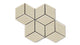 Small Diamond Sheeted - Escher Original Ceramic Mosaic Tile in Dolomite Matte