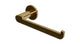 Foundry Single Post Paper Holder in Uncoated Polished Brass