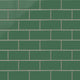 3x6 Natural Press Ceramic Tile in Viridian Gloss