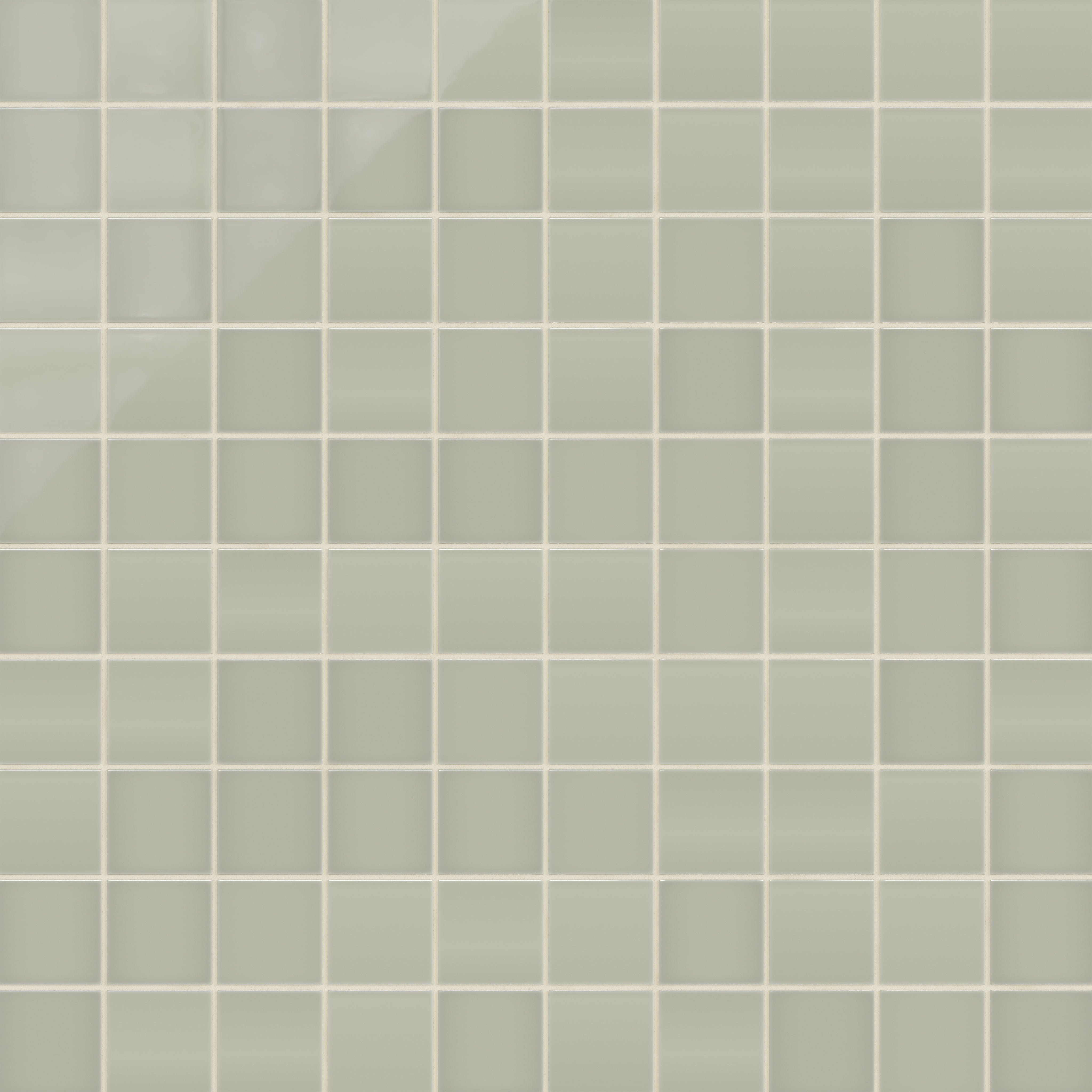 3x3 Straight Set Sheeted Natural Press Ceramic Mosaic Tile in Manzanita Gloss
