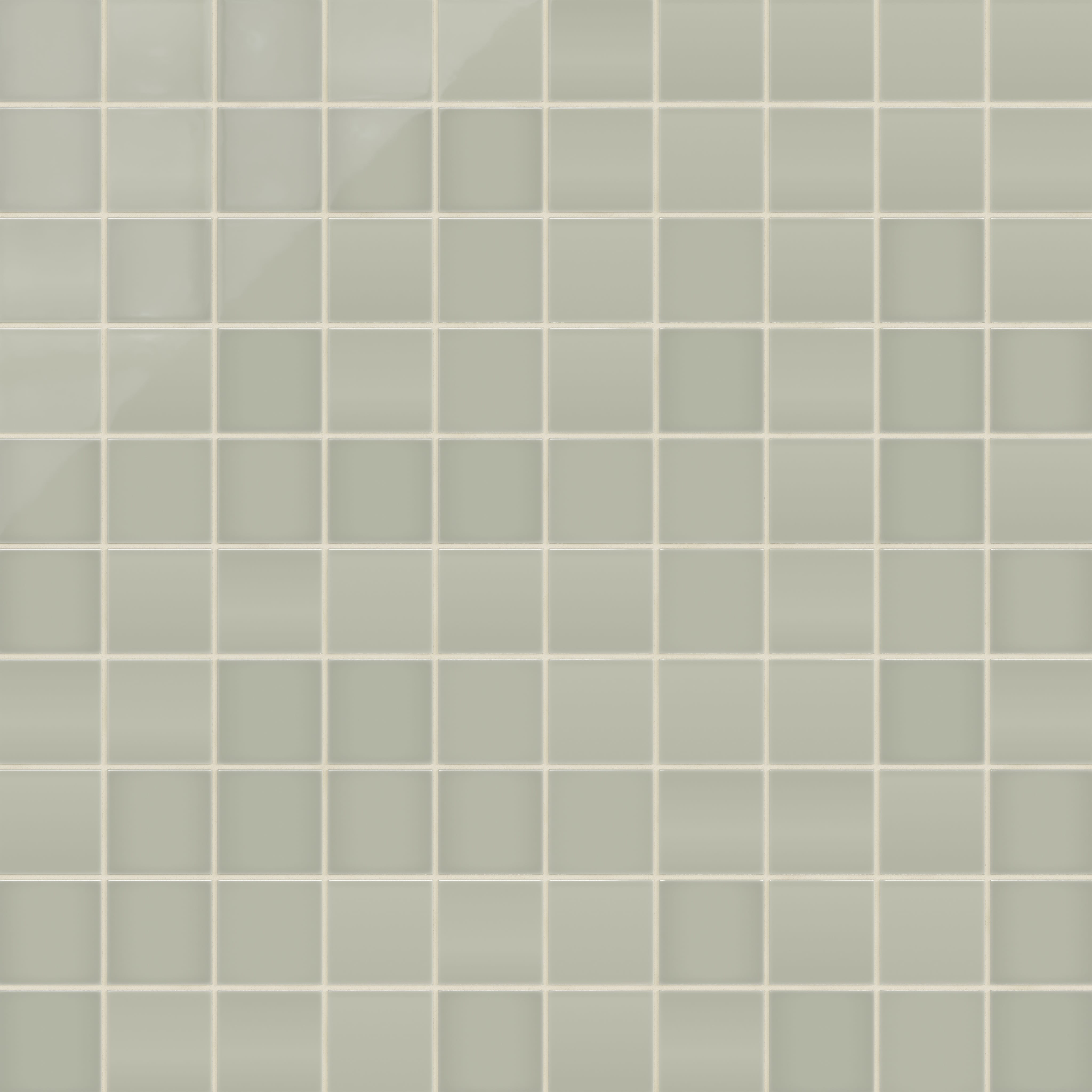 Quick Ship 3x3 Straight Set Sheeted Natural Press Ceramic Mosaic Tile in Manzanita Gloss