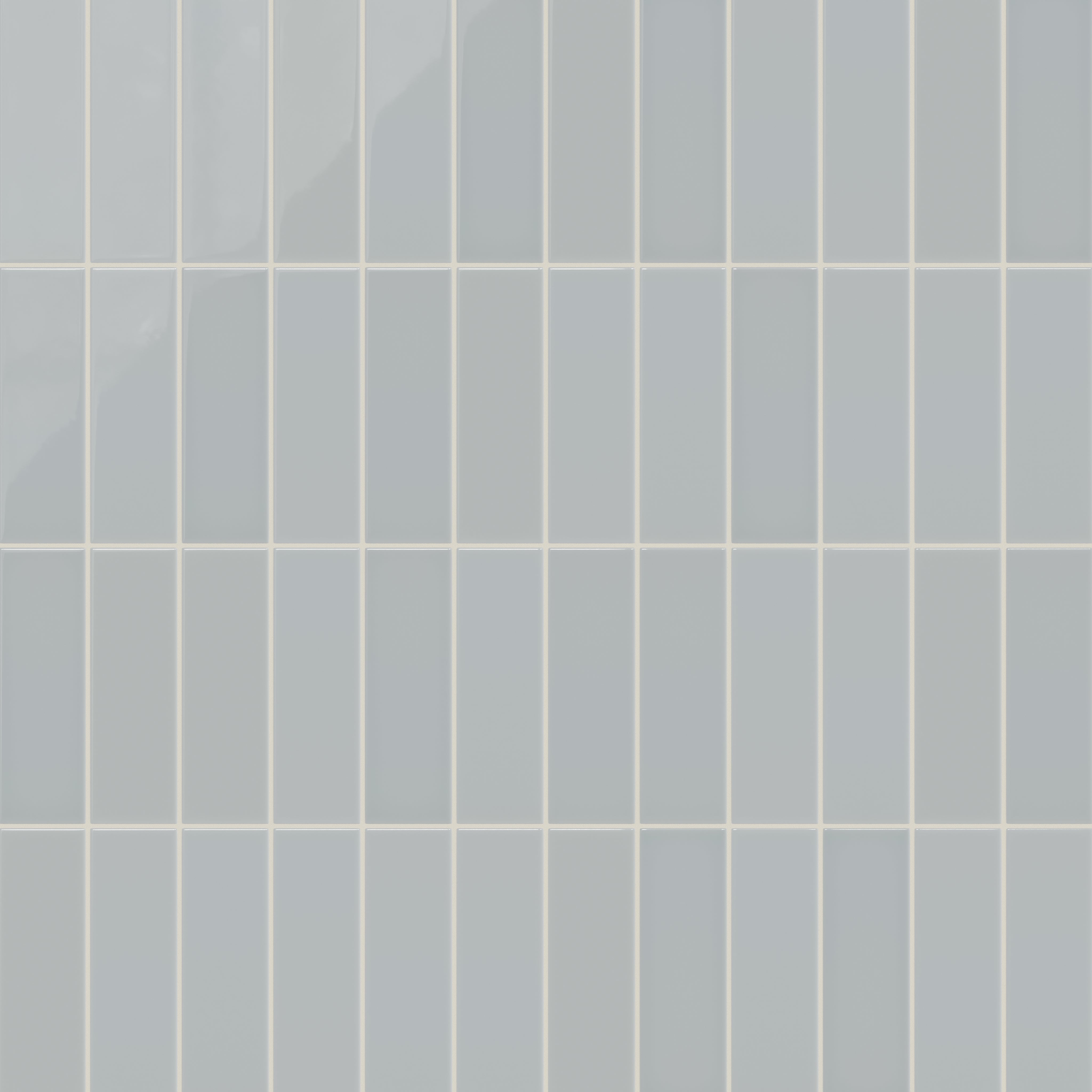 3x9 Natural Press Ceramic Tile in Alberta Blue Gloss