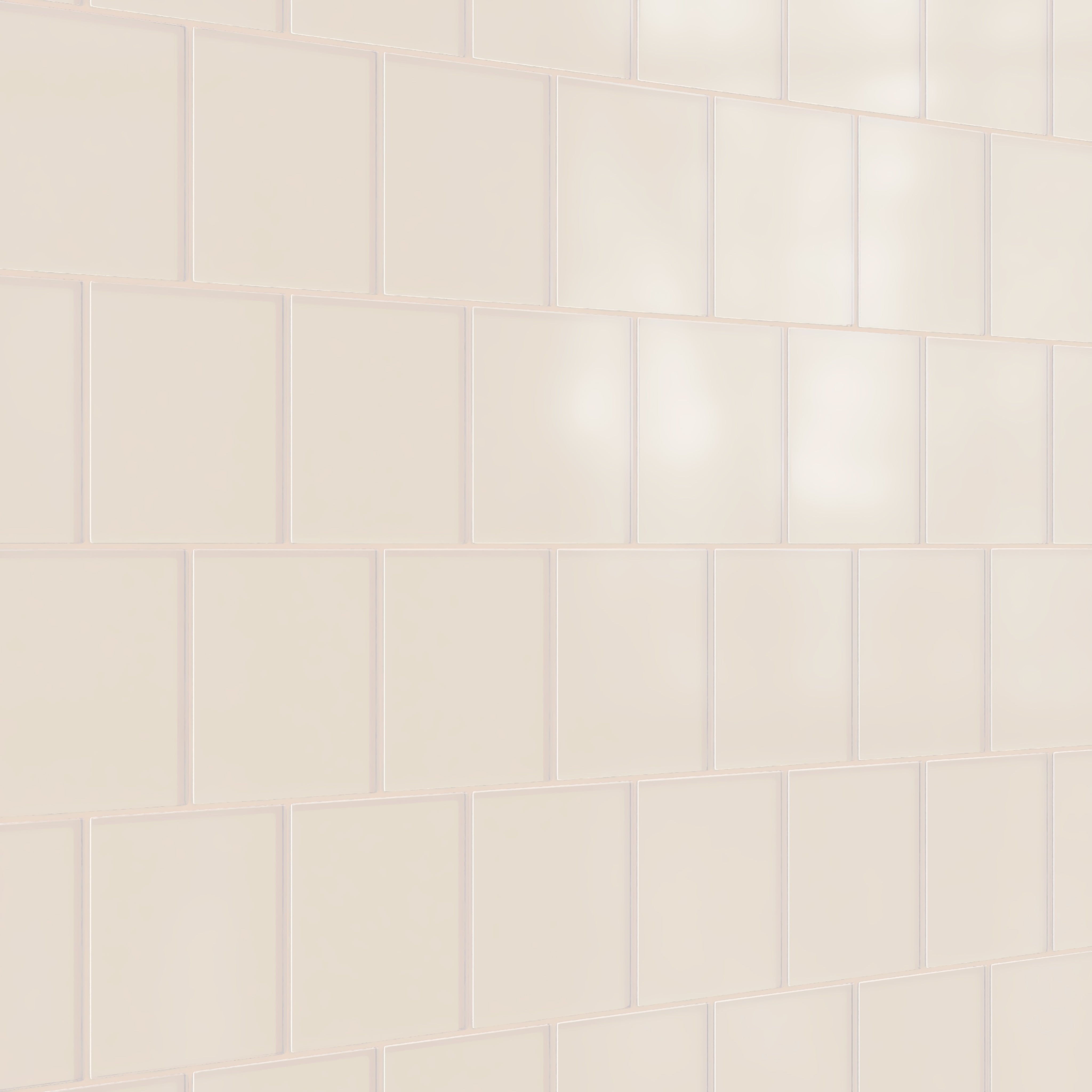 6x6 Glass Tile in Sandpiper Matte