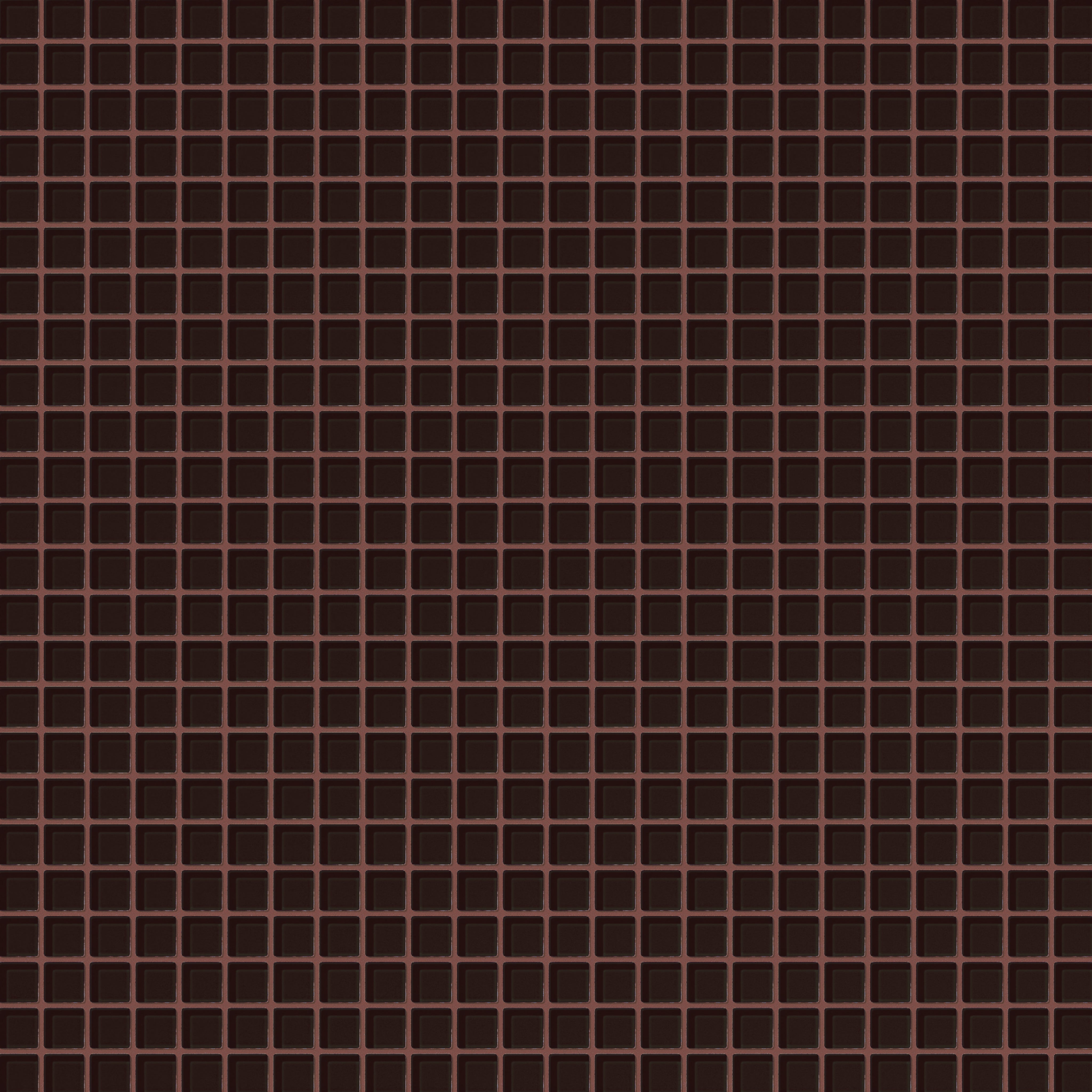 1x1 Straight Set Sheeted Glass Mosaic Tile in Nighthawk Gloss