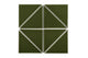 6" Triangle Original Ceramic Tile in Lone Pine Gloss