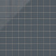 3x3 Straight Set Sheeted Natural Press Ceramic Mosaic Tile in Indigo Gloss