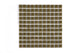 1x1 Straight Set Sheeted Original Ceramic Mosaic Tile in Chaparral Gloss