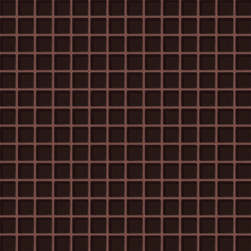 1x1 Straight Set Sheeted Glass Mosaic Tile in Nighthawk Gloss