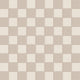 3x3 Checkerboard Sheeted Original Ceramic Tile in Sand Dune Matte & Sweet Pea Matte
