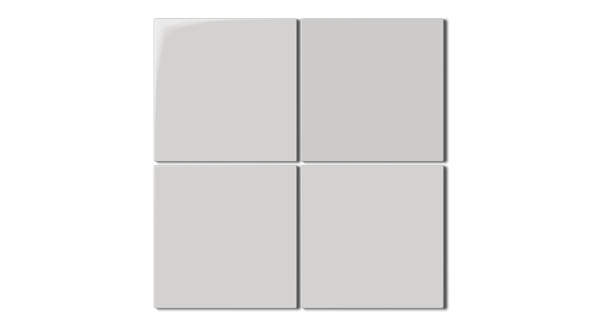 6x6 Natural Press Ceramic Tile in Cloud Cover Gloss