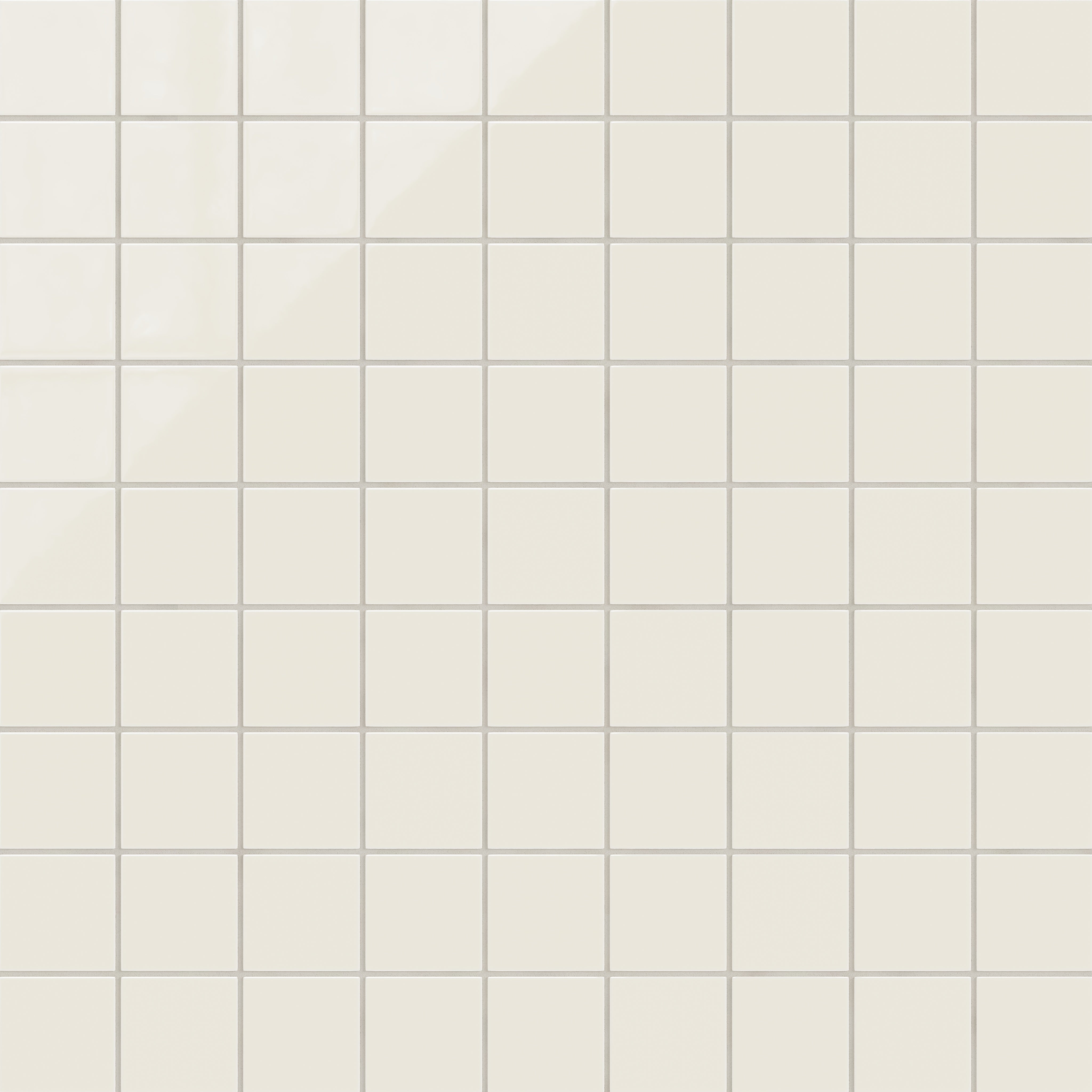 Quick Ship 3x3 Straight Set Sheeted Natural Press Ceramic Mosaic Tile in Salt Creek Gloss