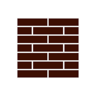 1x4 Half Offset Sheeted Original Ceramic Mosaic Tile in Amber