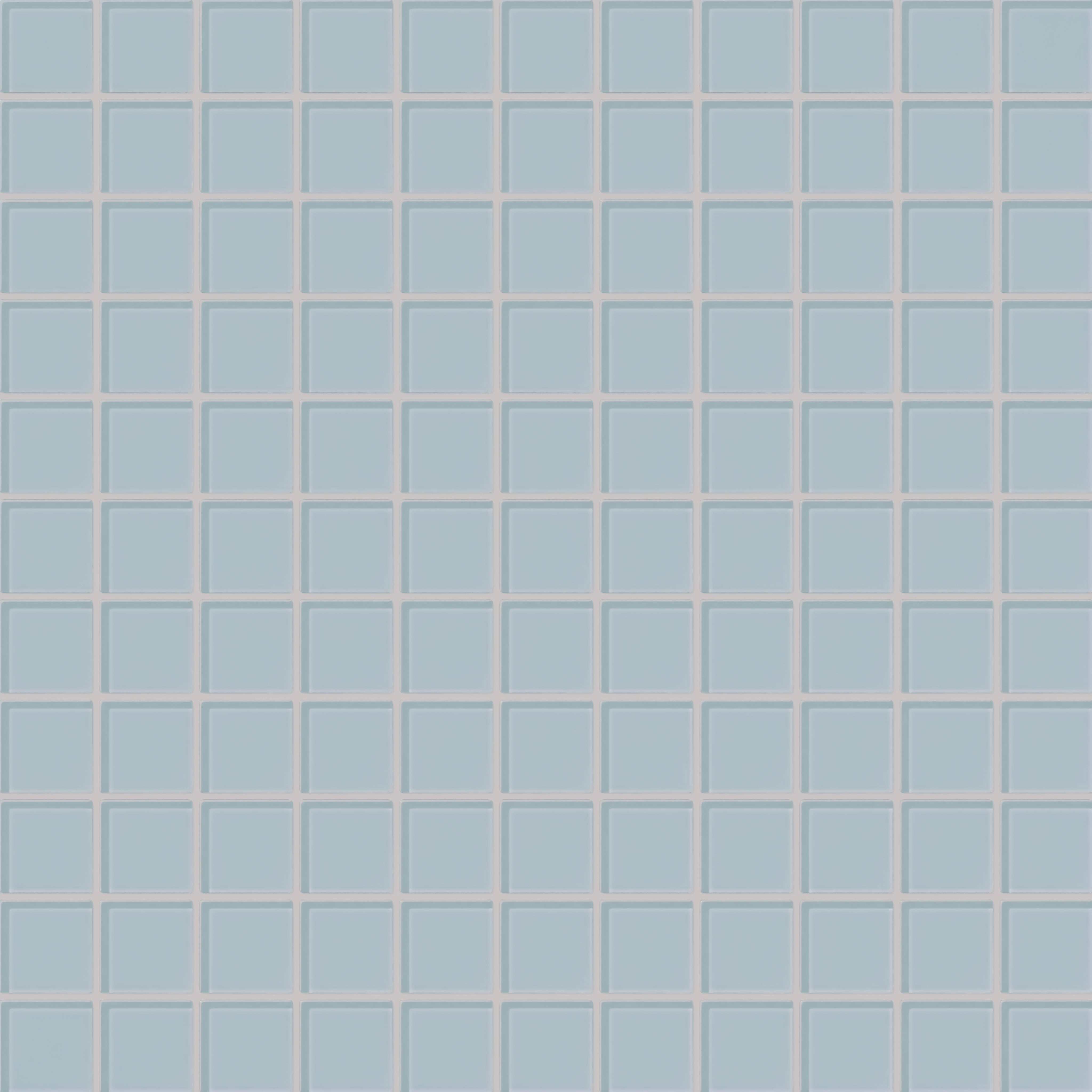 2x2 Straight Set Sheeted Glass Mosaic Tile in Partridge Gloss