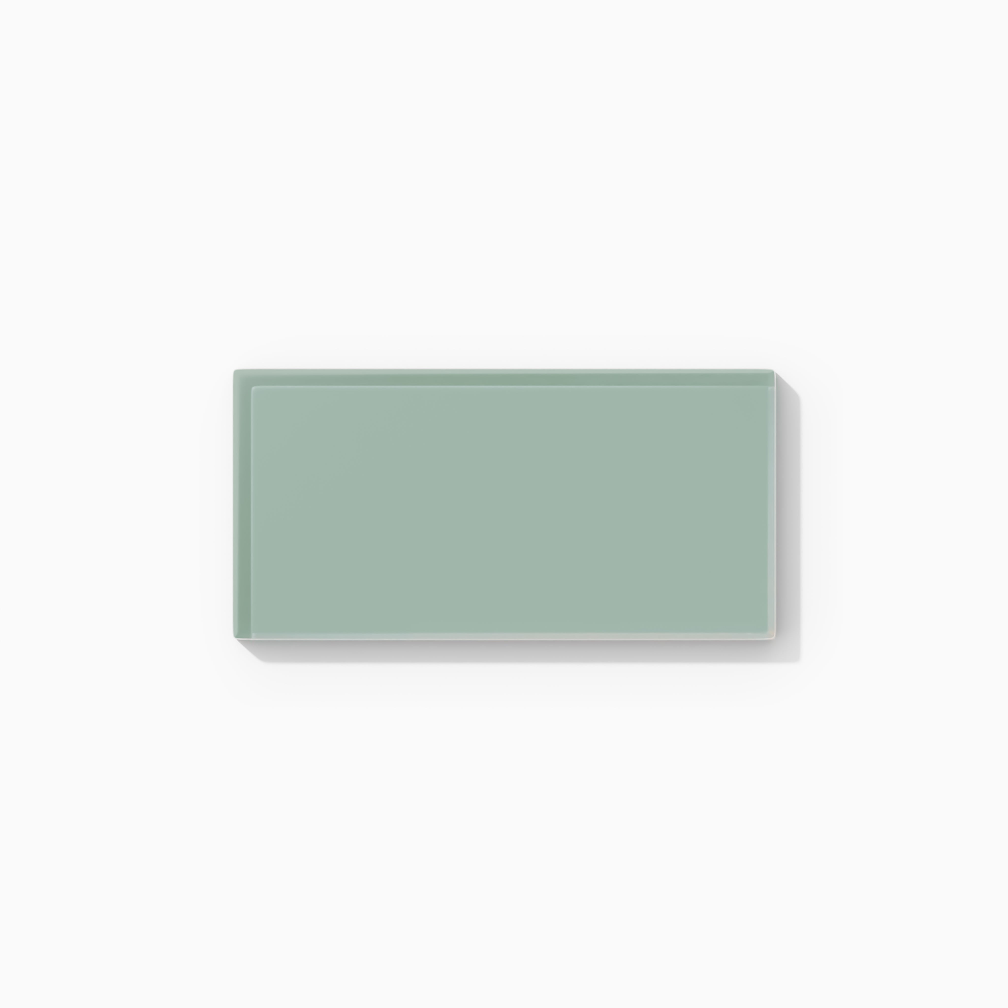 3x6 Glass Tile in Kingfisher Matte
