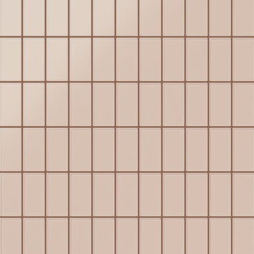 2x4 Straight Set Sheeted Glass Mosaic Tile in Rosy Finch Matte