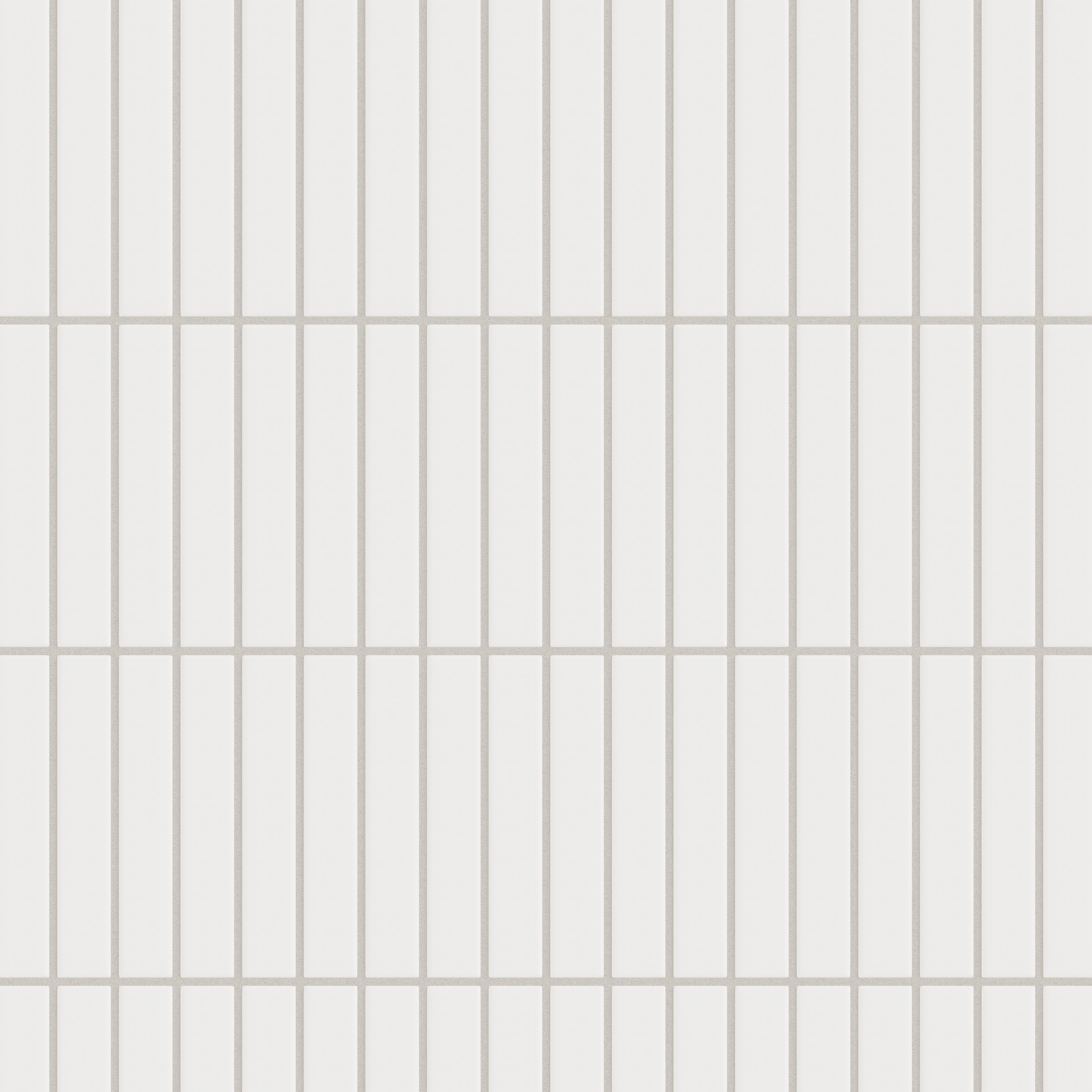 1x6 Straight Set Sheeted Original Ceramic Mosaic Tile in Calcite Matte