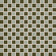 1x1 Checkerboard Sheeted Original Ceramic Tile in Rosemary Matte & Bonsai Matte