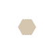 4" Hexagon Original Ceramic Tile in Dolomite Gloss