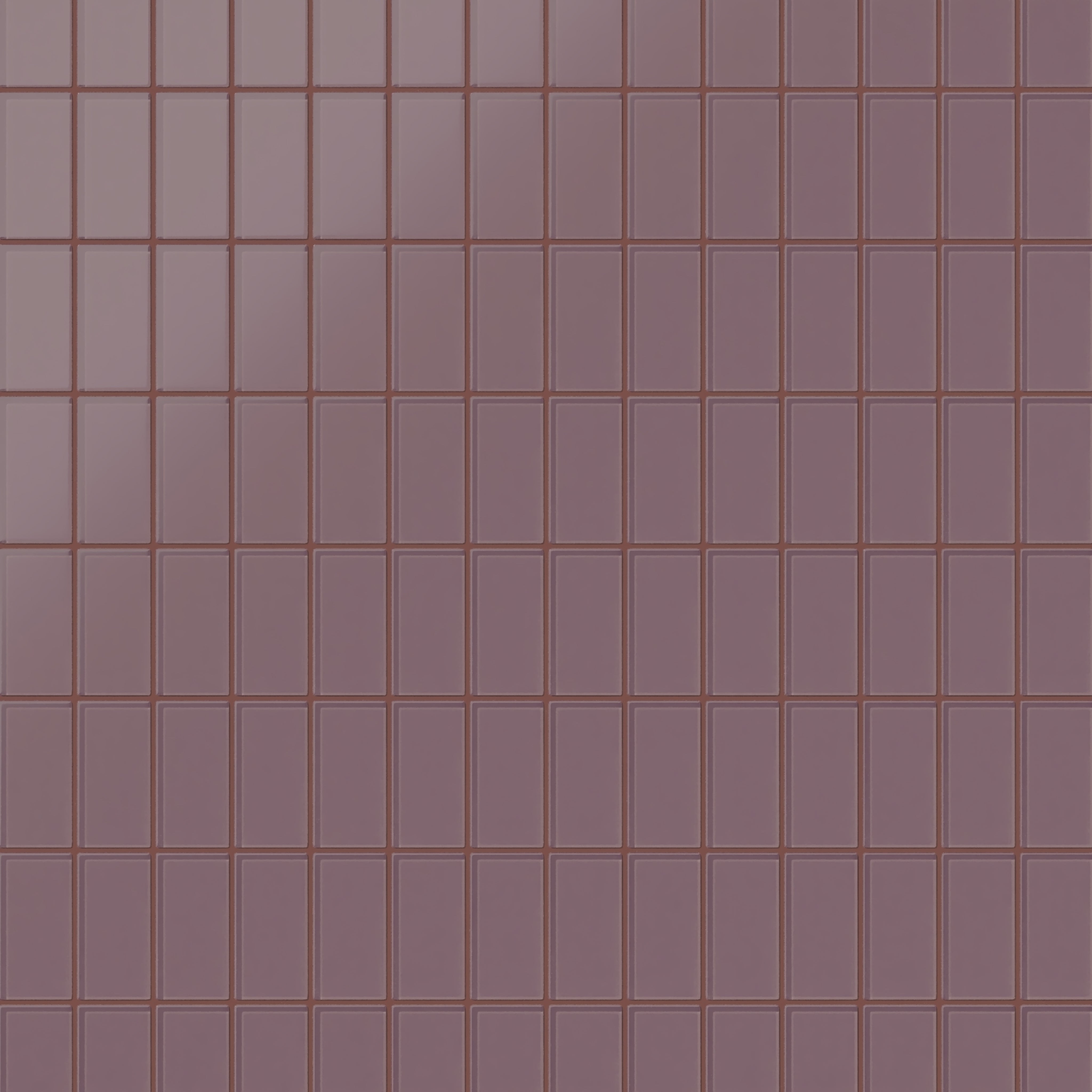 2x4 Straight Set Sheeted Glass Mosaic Tile in Crane Matte