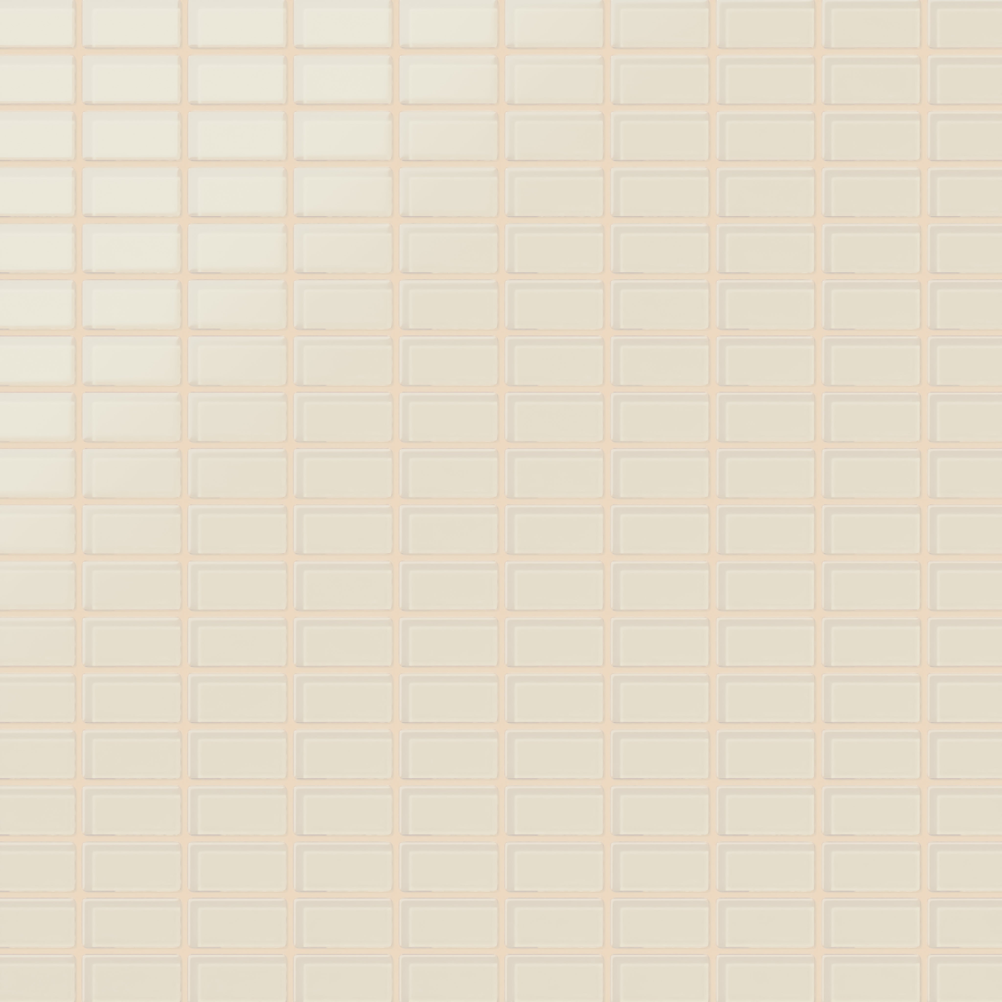 1x2 Straight Set Sheeted Glass Mosaic Tile in Sparrow Matte