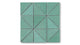 4" Triangle Original Ceramic Tile in Amalfi Coast Gloss