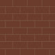 3x6 Natural Press Ceramic Tile in Red Iron Oxide Matte