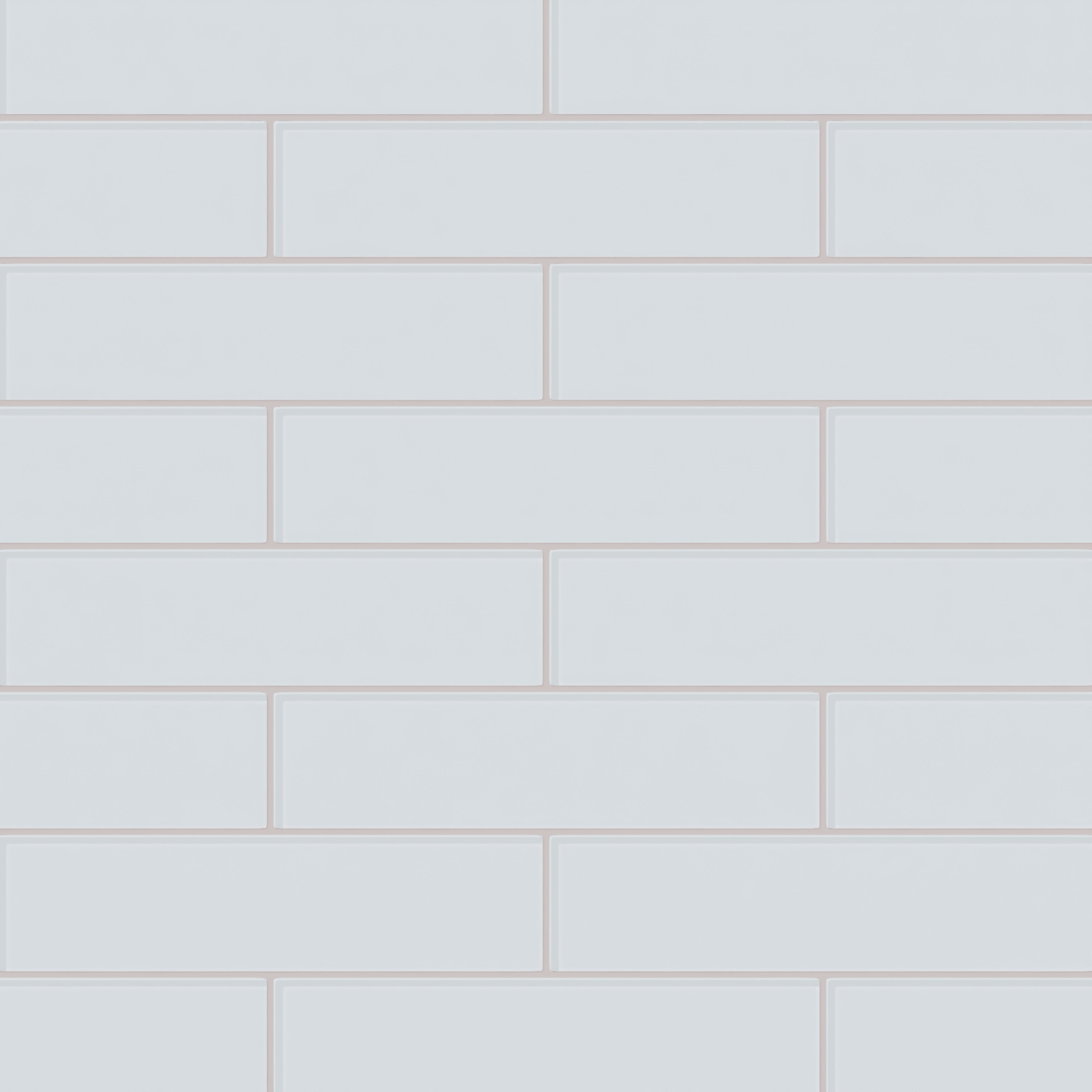 3x12 Glass Tile in Snowy Owl Gloss