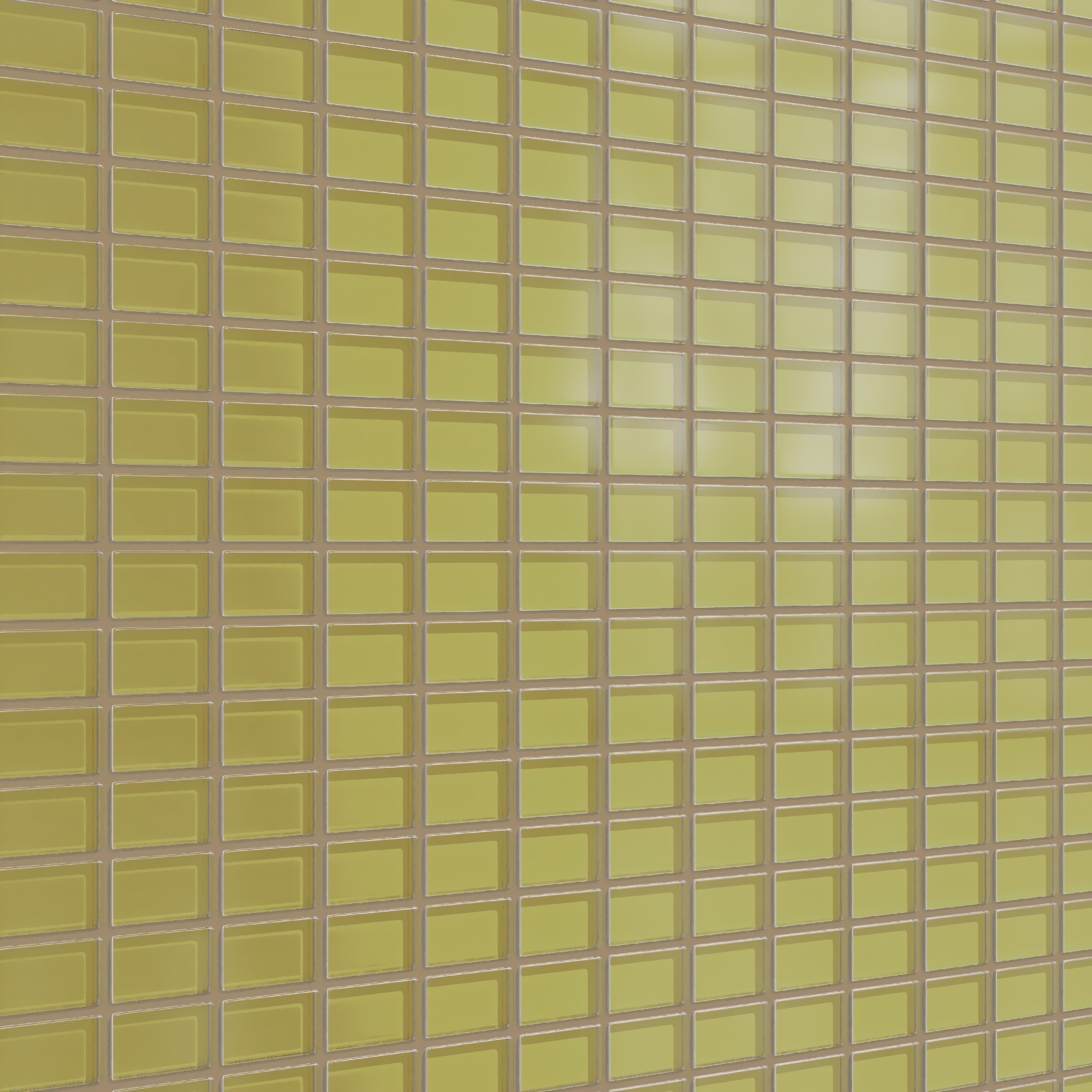 1x2 Straight Set Sheeted Glass Mosaic Tile in Pine Siskin Matte