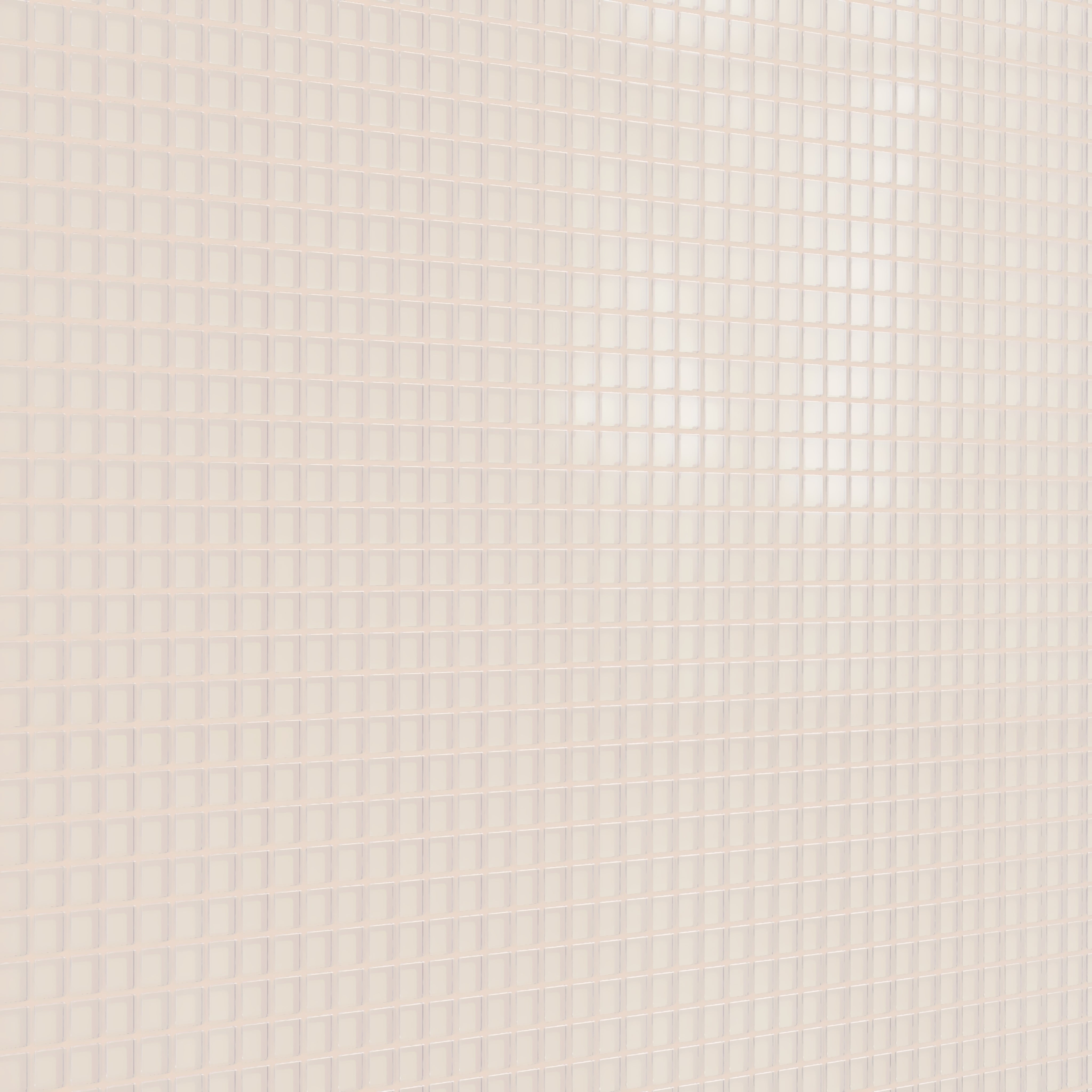 1x1 Straight Set Sheeted Glass Mosaic Tile in Sandpiper Matte