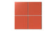 6x6 Natural Press Ceramic Tile in Vermillion Matte