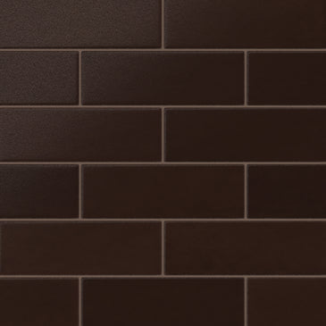 4x12 Original Ceramic Tile in Burnt Umber