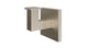 Flatiron Square Robe Hook in Satin Nickel
