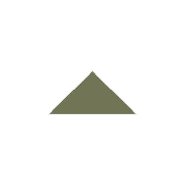 4" Triangle Original Ceramic Tile in Peabody Matte