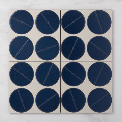 8x8 Handpainted Sample Pivot  in Warm Motif