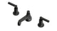 Emerson Two Handle Deck Mount Low Hexagon Lavatory Faucet with Classic Lever Handles in Oil Rubbed Bronze