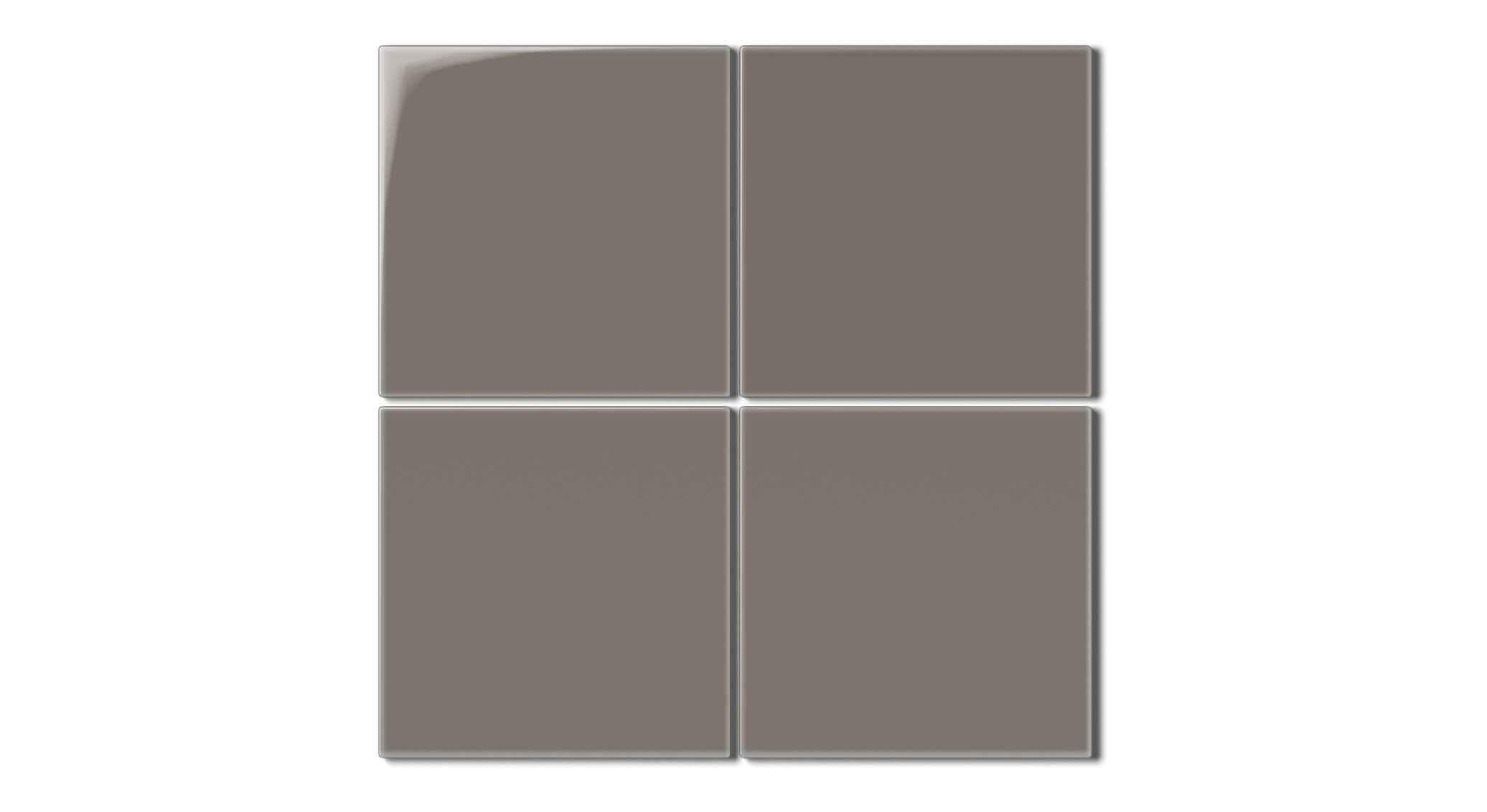 6x6 Natural Press Ceramic Tile in Timberline Gloss