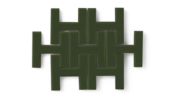 Chaine Homme Original Ceramic Tile in Hunter Green Matte