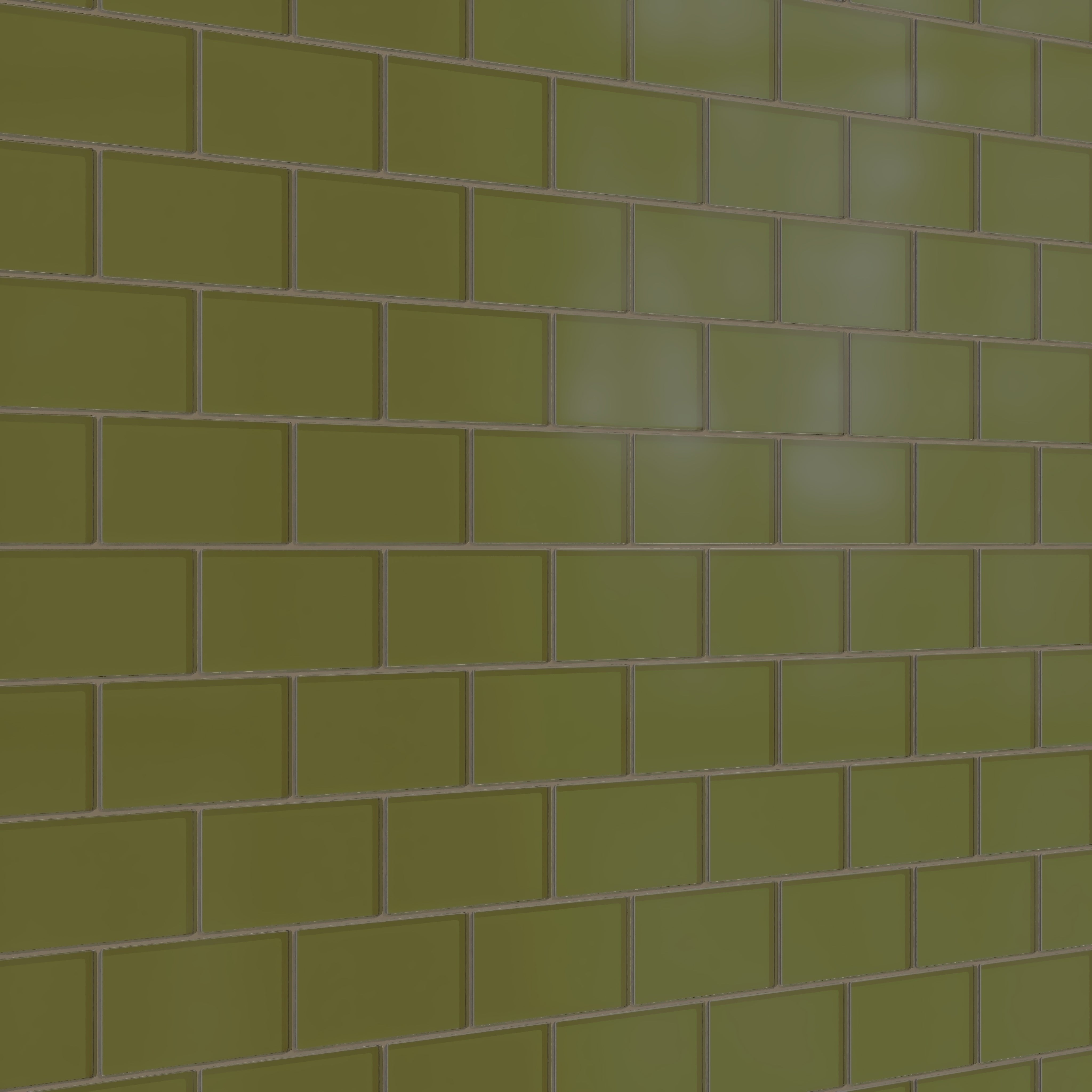 3x6 Glass Tile in Cormorant Matte