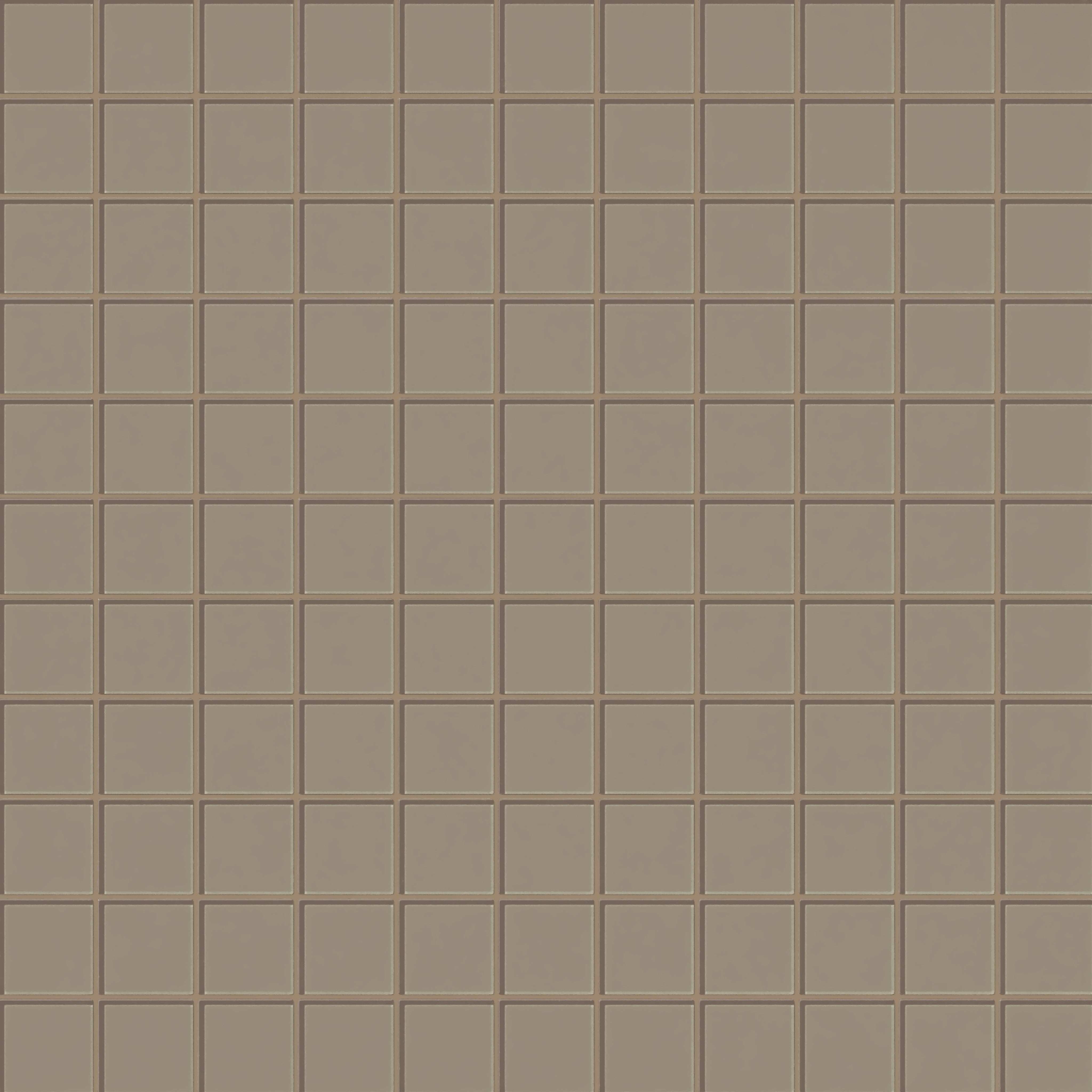 3x3 Straight Set Sheeted Glass Mosaic Tile in Quail Gloss