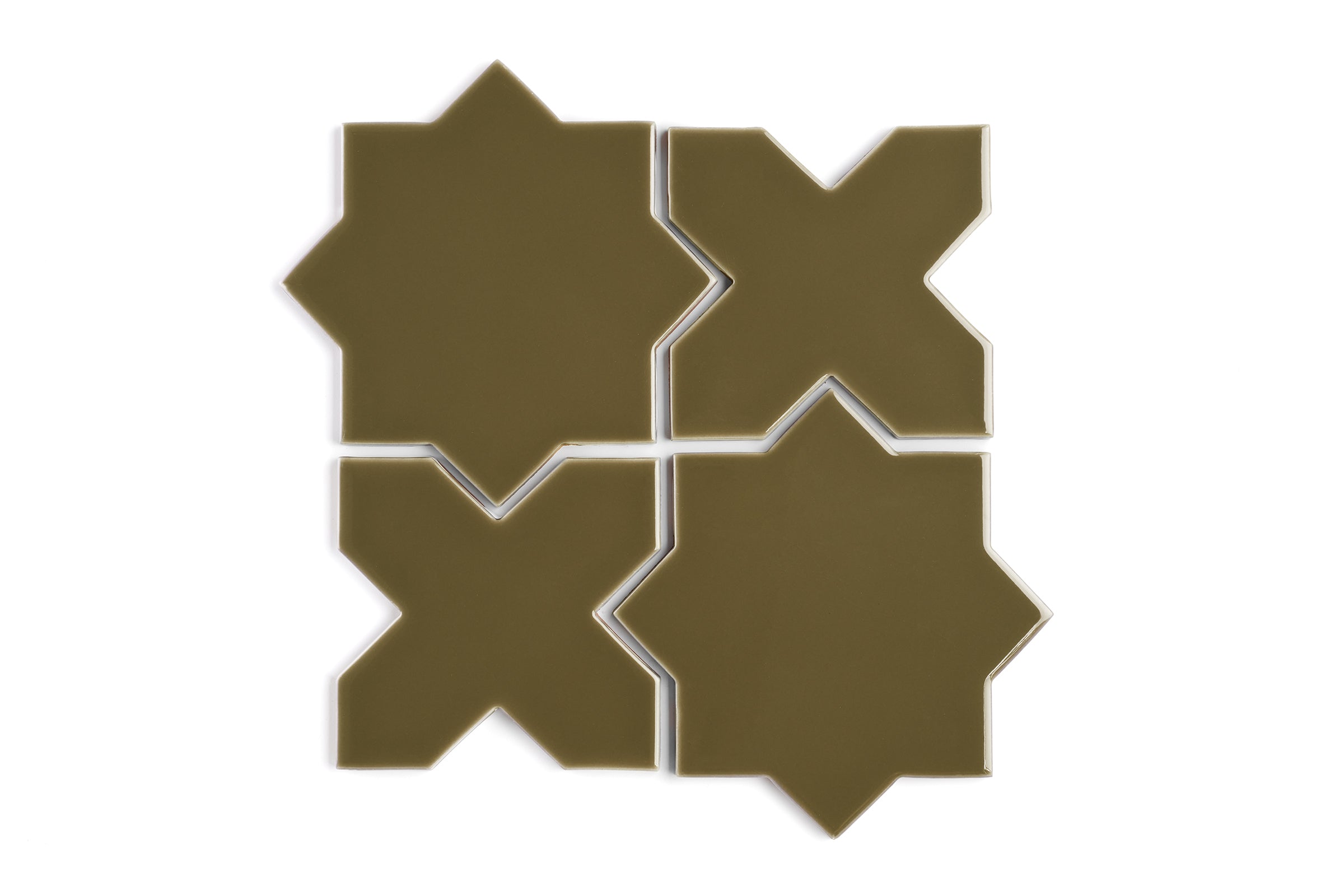 Chaparral Star & Cross Gloss Original Ceramic Tile - Fireclay Tile