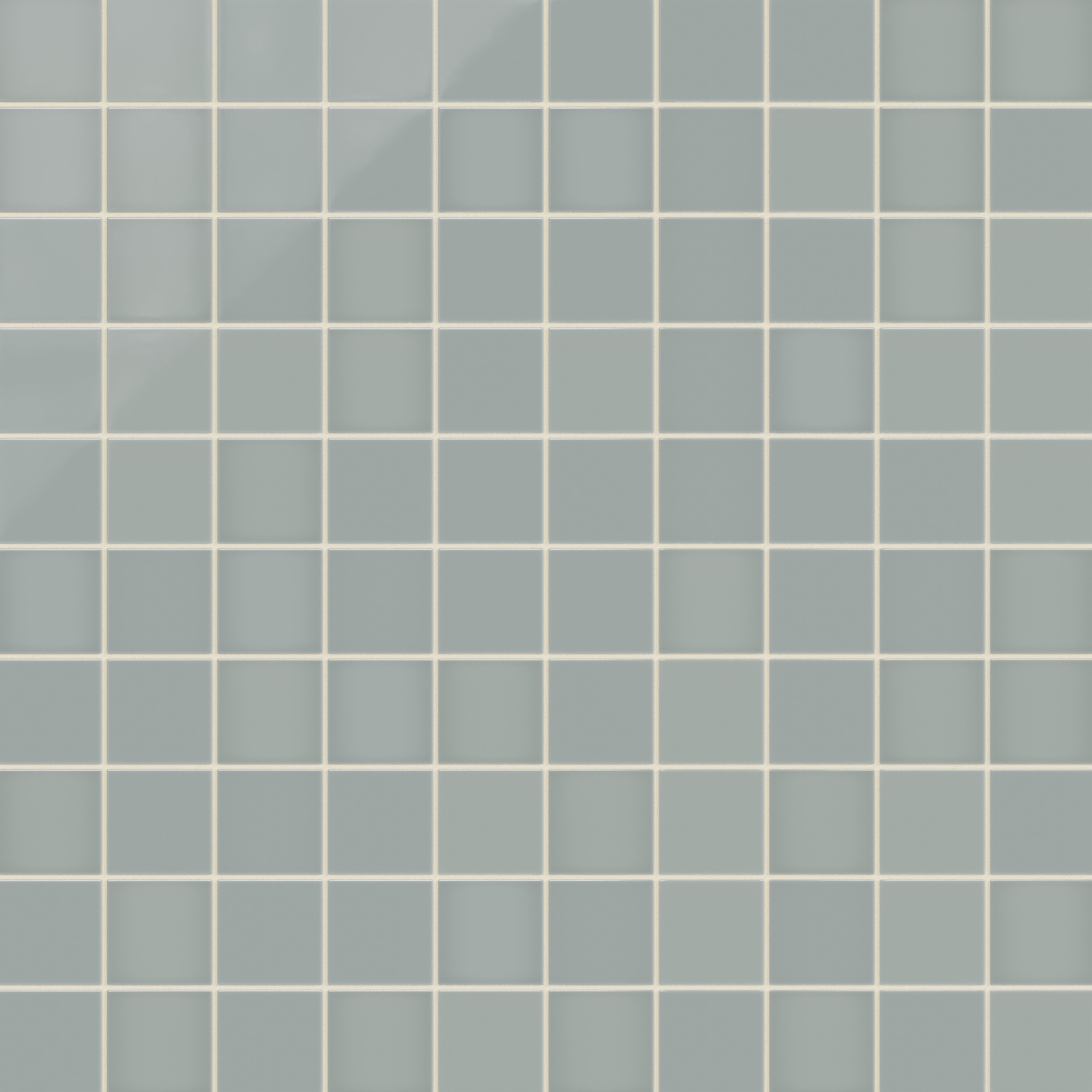 3x3 Straight Set Sheeted Natural Press Ceramic Mosaic Tile in Hood River Gloss